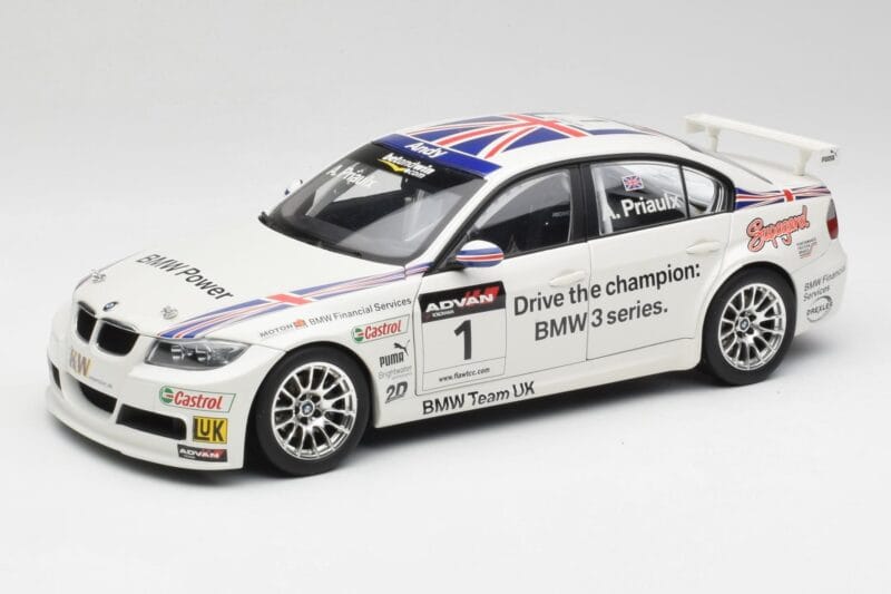 BMW E90 320si #1 A. Priaulx WTCC Champion 2006 Kyosho 1:18 80430429067 Druckguss