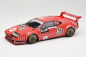 BMW M1 BASF GS Sport #35 H-J. Stuck / H. Heyer 6 Hours of Silverstone 1981 Minichamps 1:18 155812935 Druckguss