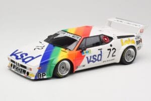BMW M1 #72 BMW France Zol Auto B. Rousselot / J. Servanin 24 Hours of Le Mans 1981 Minichamps 1:18 180812972 Druckguss