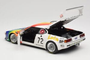 BMW M1 #72 BMW France Zol Auto B. Rousselot / J. Servanin 24 Hours of Le Mans 1981 Minichamps 1:18 180812972 Druckguss — Bild 5 von 8