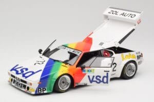 BMW M1 #72 BMW France Zol Auto B. Rousselot / J. Servanin 24 Hours of Le Mans 1981 Minichamps 1:18 180812972 Druckguss — Bild 8 von 8