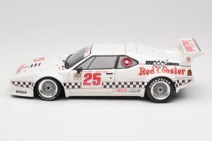 BMW M1 #25 Red Lobster D. Cowart / K. Miller LA Times GP Riverside 1981 Minichamps 1:18 180812925 Druckguss — Bild 4 von 8