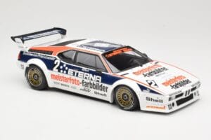 BMW M1 Schnitzer #2 H-J. Stuck Winner Deutsche Automobil Rennsport Trophy Zolder 1982 Minichamps 1:18 155822902 Druckguss — Bild 4 von 6
