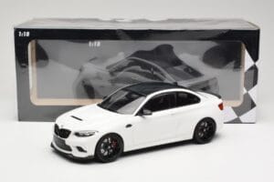 BMW M2 CS F87 Weiß mit schwarzen Felgen Minichamps 1:18 155021025 Druckguss — Bild 6 von 6