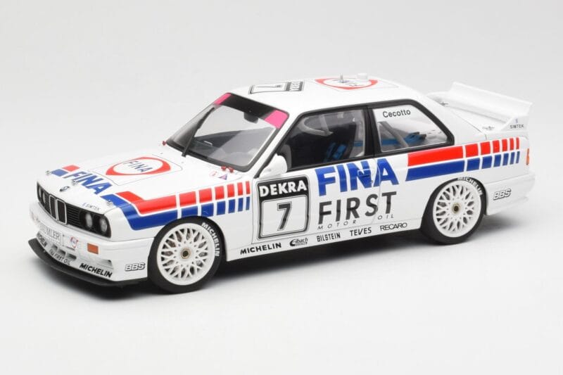 BMW M3 E30 #7 Fina J. Cecotto DTM 1992 AUTOart 1:18 89246 Druckguss