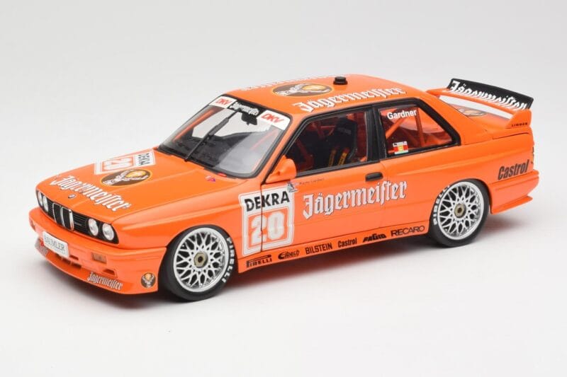 BMW M3 E30 #20 Jagermeister W. Gardner DTM 1992 Minichamps 1:18 180922020-O Druckguss