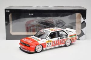 BMW M3 E30 #27 Bigazzi Team S. Soper / A. Hahne 4th Place 24 Hours of Spa 1990 Minichamps 1:18 155902027 Druckguss — Bild 6 von 6