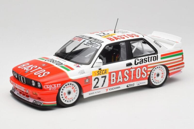 BMW M3 E30 #27 Bigazzi Team S. Soper / A. Hahne 4th Place 24 Hours of Spa 1990 Minichamps 1:18 155902027 Druckguss