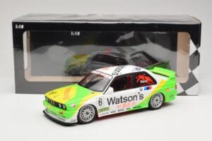 BMW M3 E30 Team Schnitzer #6 E. Pirro Winner Macau Guia Race 1991 Minichamps 1:18 155912006 Druckguss — Bild 6 von 6