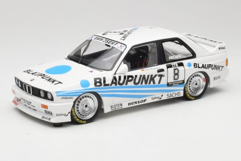 BMW M3 E30 Team Schnitzer #8 O. Manthey DTM 1988 Minichamps 1:18 155882008 Druckguss