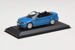 BMW M3 E46 Cabriolet Blau Minichamps 1:43 BMW015 Druckguss — Bild 2 von 4
