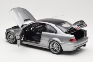 BMW M3 E46 CSL Silber Kyosho 1:18 08506S Druckguss — Bild 5 von 8