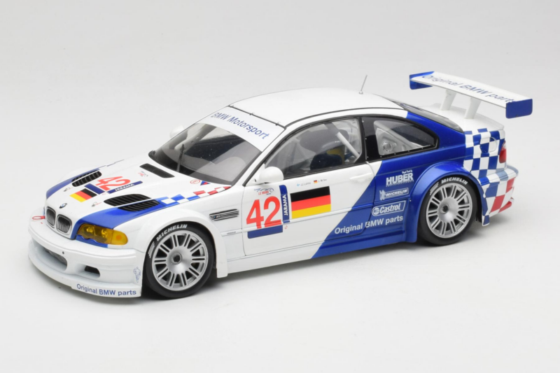 BMW M3 E46 GTR #42 J. Muller / J-J. Lehto ALMS 2001 Minichamps 1:18 80430139183-R1 Druckguss