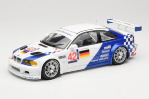 BMW M3 E46 GTR #42 J. Lehto / J. Muller ELMS 2001 Minichamps 1:18 100012192 Druckguss