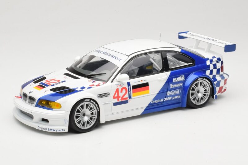 BMW M3 E46 GTR #42 J. Lehto / J. Muller ELMS 2001 Minichamps 1:18 100012192 Druckguss