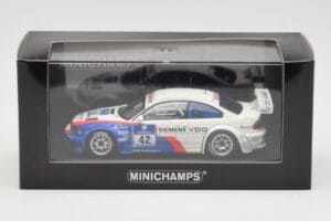 BMW M3 E46 GTR #42 P. Muller / J. Muller / H-J. Stuck / P. Lamy ADAC 24h Nurburgring 2004 Minichamps 1:43 BMW001 Druckguss — Bild 4 von 4