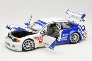 BMW M3 E46 GTR #43 D. Muller ALMS 2001 Minichamps 1:18 100012143 Druckguss — Bild 2 von 8