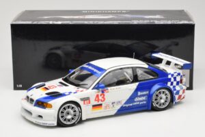 BMW M3 E46 GTR #43 D. Muller ALMS 2001 Minichamps 1:18 100012143 Druckguss — Bild 8 von 8