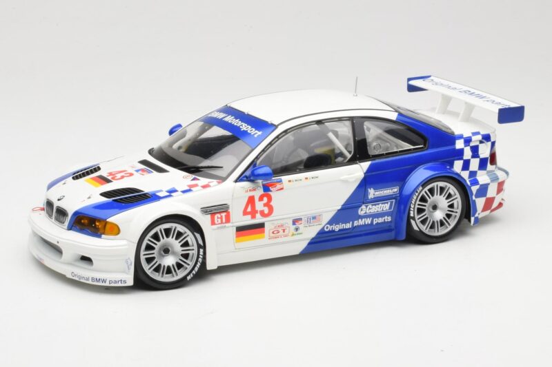 BMW M3 E46 GTR #43 D. Muller ALMS 2001 Minichamps 1:18 100012143 Druckguss