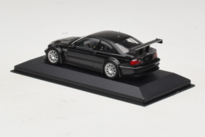 BMW M3 E46 GTR Street Schwarz Minichamps 1:43 BMW020 Druckguss — Bild 3 von 5