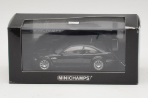 BMW M3 E46 GTR Street Schwarz Minichamps 1:43 BMW020 Druckguss — Bild 5 von 5