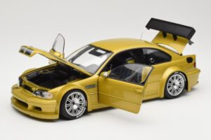 BMW M3 E46 GTR Street Phoenix Yellow Minichamps 1:18 80430309444 Druckguss — Bild 2 von 8