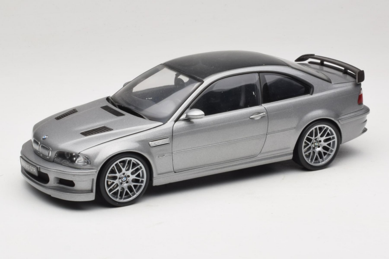 BMW M3 E46 GTR Street Silbergrau Kyosho 1:18 08507S Druckguss