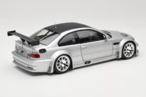 BMW M3 E46 GTR Street Silber With Carbon Roof Minichamps 1:18 100012102 Druckguss — Bild 3 von 8