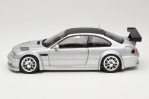 BMW M3 E46 GTR Street Silber With Carbon Roof Minichamps 1:18 100012102 Druckguss — Bild 4 von 8