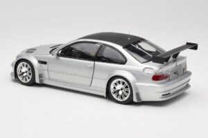 BMW M3 E46 GTR Street Silber With Carbon Roof Minichamps 1:18 100012102 Druckguss — Bild 7 von 8