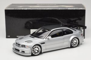 BMW M3 E46 GTR Street Silber With Carbon Roof Minichamps 1:18 100012102 Druckguss — Bild 8 von 8