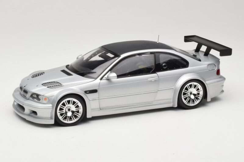 BMW M3 E46 GTR Street Silber With Carbon Roof Minichamps 1:18 100012102 Druckguss