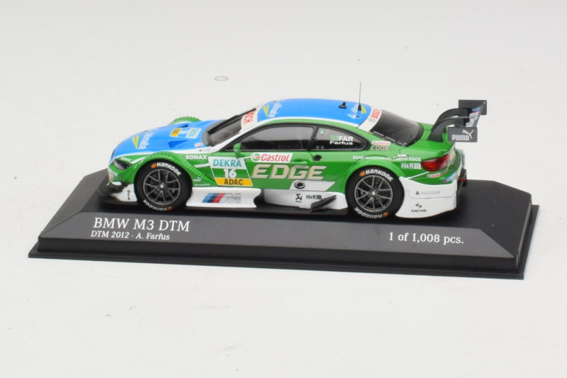 BMW M3 E92 #16 A. Farfus BMW Team RMG DTM 2012 Minichamps 1:43 410122216 Druckguss