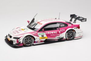 BMW M3 E92 DTM #16 BMW Team RMG A. Priaulx 2013 Minichamps 1:18 100132216 Druckguss — Bild 2 von 8