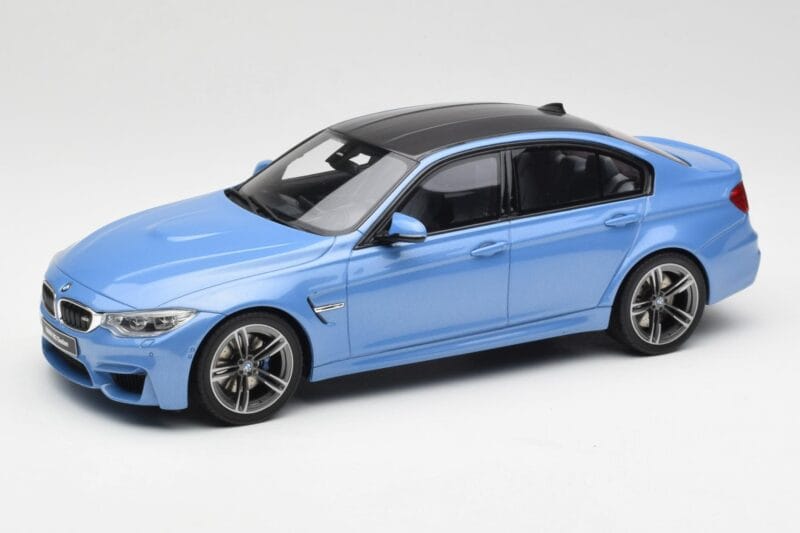 BMW M3 F80 Yas Marina Blau GT Spirit 1:18 GT055 Resin