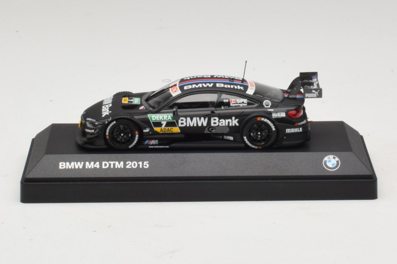 BMW M4 #7 B. Spengler BMW Team RBM DTM 2015 Minichamps 1:43 80422405595 Druckguss