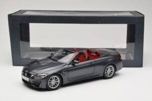 BMW M4 F83 Cabriolet Mineral Grey Paragon 1:18 80432339610 Druckguss — Bild 8 von 8