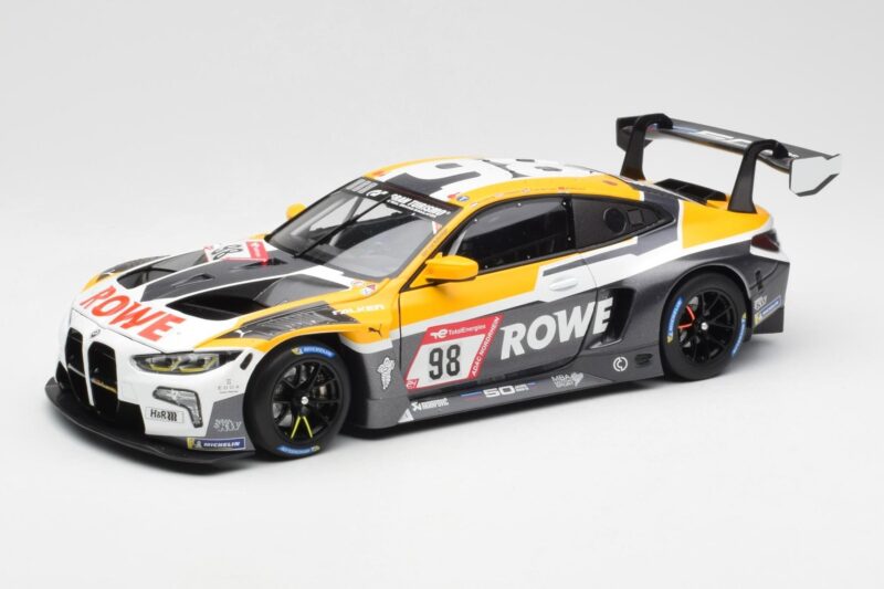 BMW M4 G82 GT3 Rowe Racing #98 ADAC 24 Hours Nürburgring 2022 Minichamps 1:18 113222098 Druckguss
