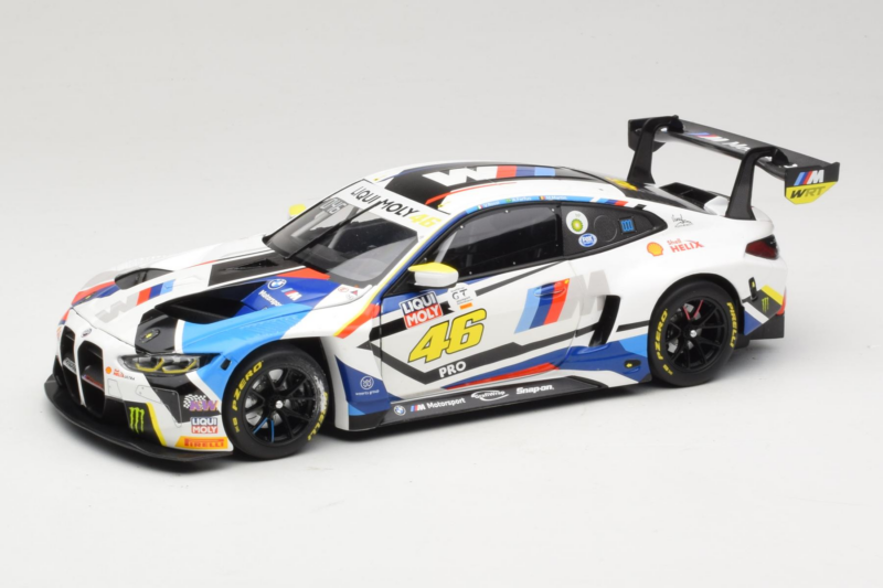 BMW M4 GT3 #46 V. Rossi / A. Farfus / M. Martin Team WRT 12 Hours of Bathurst 2023 Minichamps 1:18 113232146 Druckguss