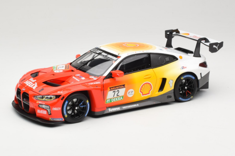 BMW M4 GT3 #72 D. Harper / M. Hesse / C. Weerts BMW M Team RMG 24 Hours of Nurburgring 2024 Minichamps 1:18 113242072 Druckgu