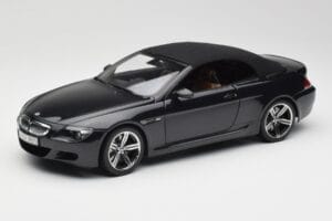 BMW M6 E64 Cabriolet Sapphire Black Kyosho 1:18 80430417424 Druckguss — Bild 3 von 9