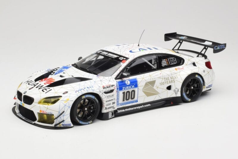 BMW M6 GT3 F13 #100 Schubert Motorsport J. Edwards / J. Klingmann 24h Nürburgring 2016 Minichamps 1:18 155162611 Druckguss
