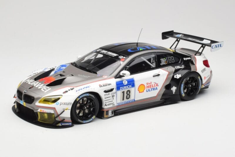 BMW M6 GT3 F13 #18 Schubert Motorsport A. Farfus / J. Krohn 24h Nürburgring 2016 Minichamps 1:18 155162618 Druckguss