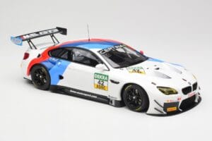 BMW M6 GT3 F13 #42 BMW Team Schnitzer R. Collard / P. Eng ADAC GT Masters Oschersleben 2017 Minichamps 1:18 155172652 Druckgu — Bild 4 von 6