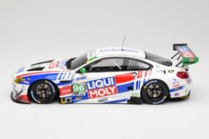 BMW M6 GT3 F13 #96 Turner Motorsport B. Auberlen / R. Foley Class Winner Petit Le Mans 2019 Minichamps 1:18 153192696 Druckgu — Bild 3 von 6