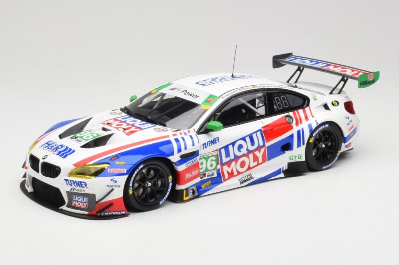 BMW M6 GT3 F13 #96 Turner Motorsport B. Auberlen / R. Foley Class Winner Petit Le Mans 2019 Minichamps 1:18 153192696 Druckgu
