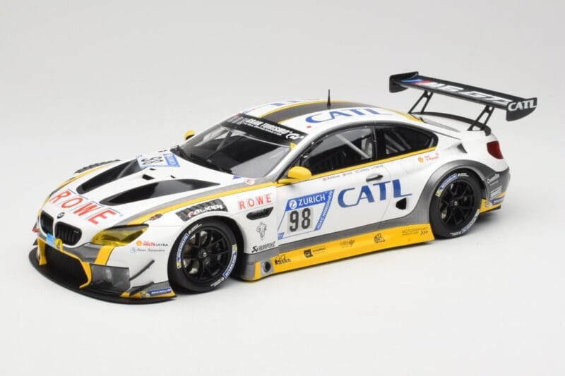 BMW M6 GT3 F13 #98 Rowe Racing M. Palttala / N. Catsburg 2nd Place 24 Hours of Nürburgring 2017 Minichamps 1:18 155172698 Dru