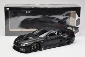 BMW M6 GT3 F13 Plain Body Version Matte Black Minichamps 1:18 155162610 Druckguss — Bild 6 von 6
