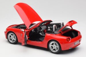 BMW Z4 E85 Roadster Rot Bburago 1:18 34046 Druckguss — Bild 5 von 8