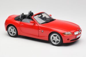 BMW Z4 E85 Roadster Rot Bburago 1:18 34046 Druckguss — Bild 6 von 8